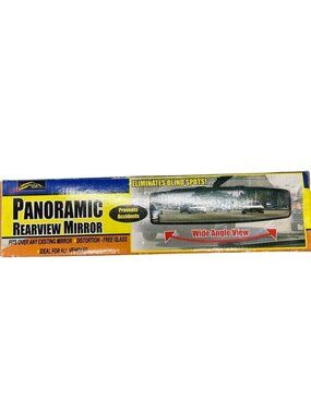 tyle auto accessories panoramic rearview mirror wide angle view new READ